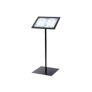 Zwarte afsluitbare menustandaard