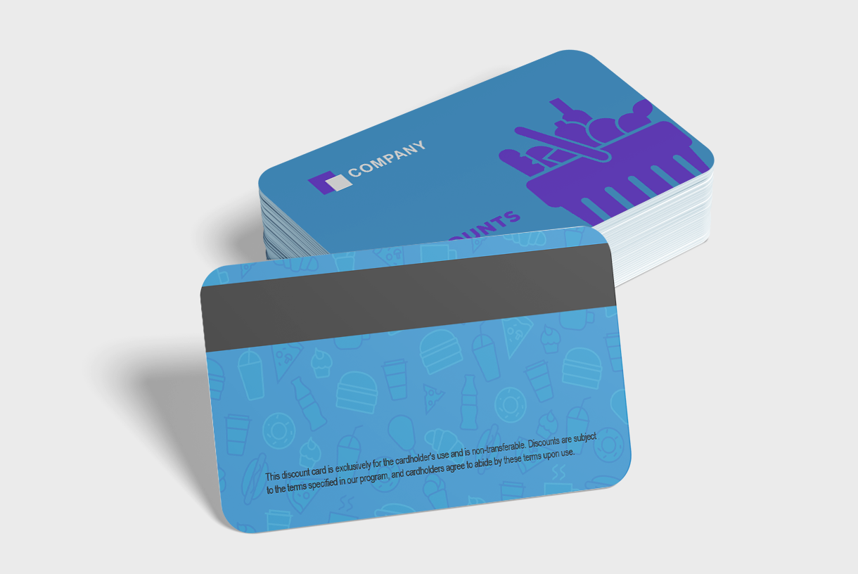 PVC pasjes met magneetstrip HiCo