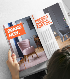 Icoon voor brochure formaten, verkrijgbaar bij DrukwerkMAX