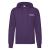 Male Basic Hoodie in Purple with Printed Logo, available at Helloprint