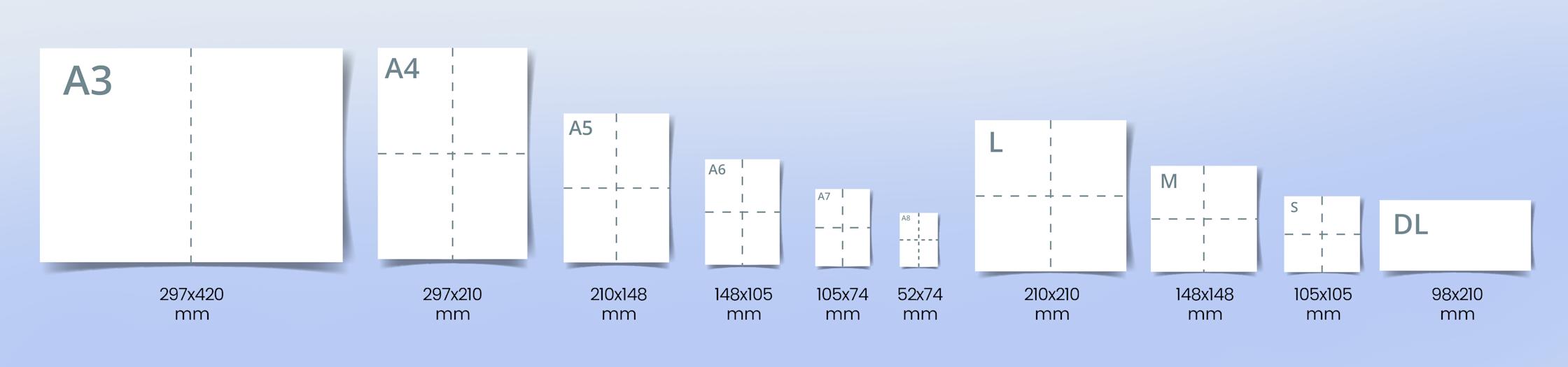 Informatie Over Alle Soorten Papier Formaten | Drukzo