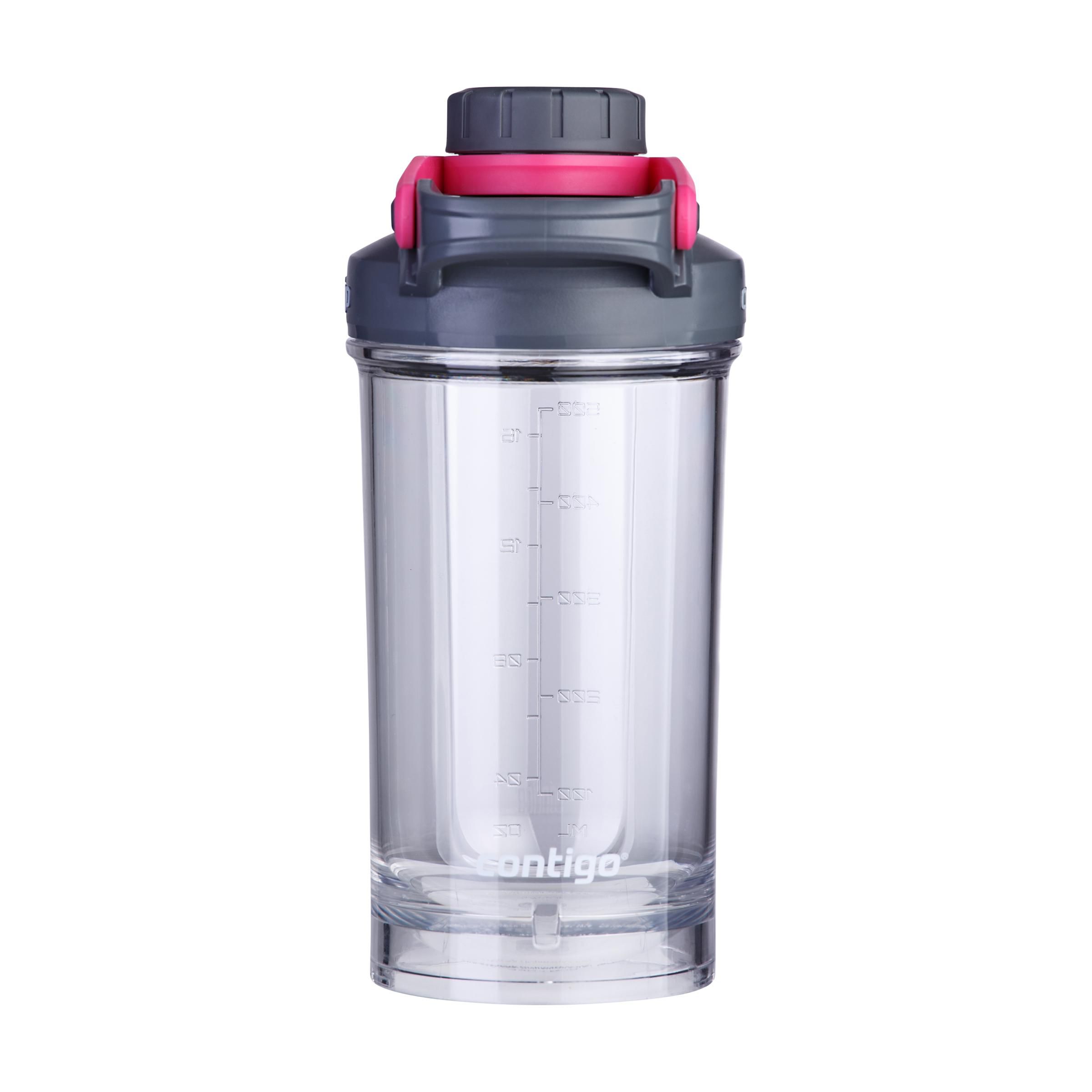 A large Contigo shake and go shaker bottle available to be printed with a custom logo or image at Helloprint.
