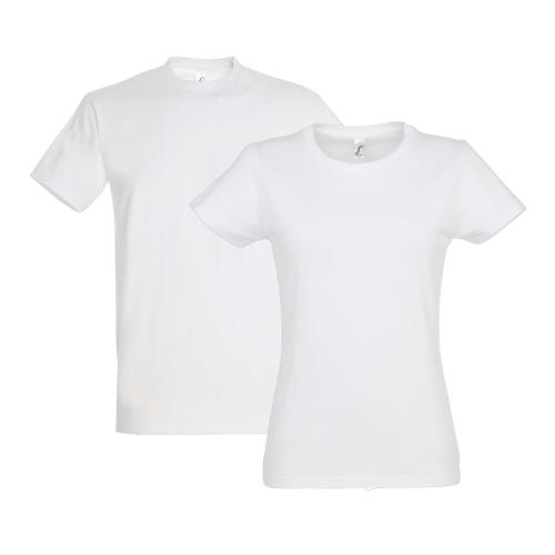 Basic T-shirt met ronde hals (grote oplages)