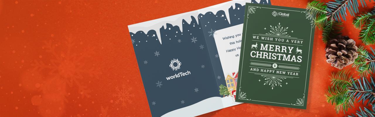 Custom Christmas Cards with 40% off