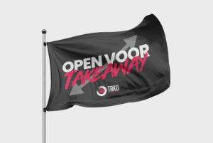 Vlaggenafdrukken op maat - hoge kwaliteit en goedkoop met reclamedrukkers.nl