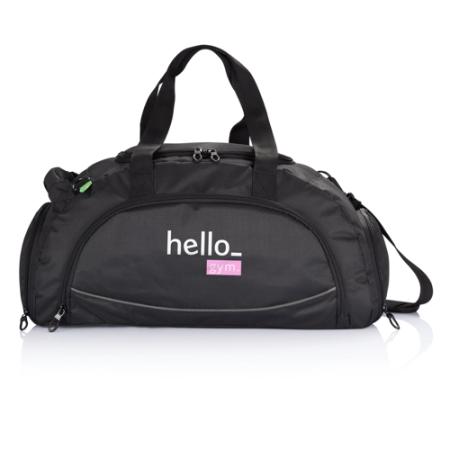 Personalised Sports Bag with Shoe Compartment, available at Helloprint