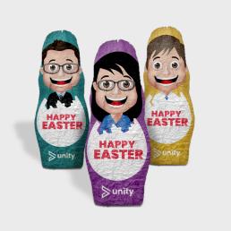 standing Chocolate Easter figures