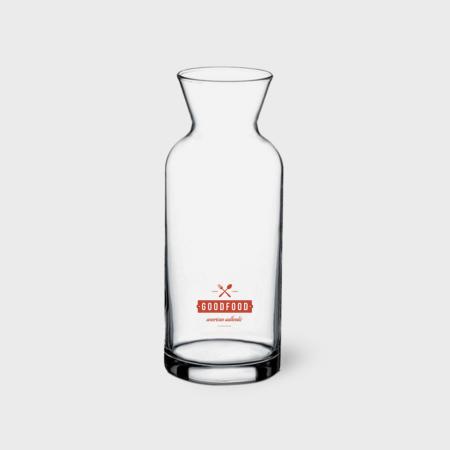 Printed glass jug 1 liter