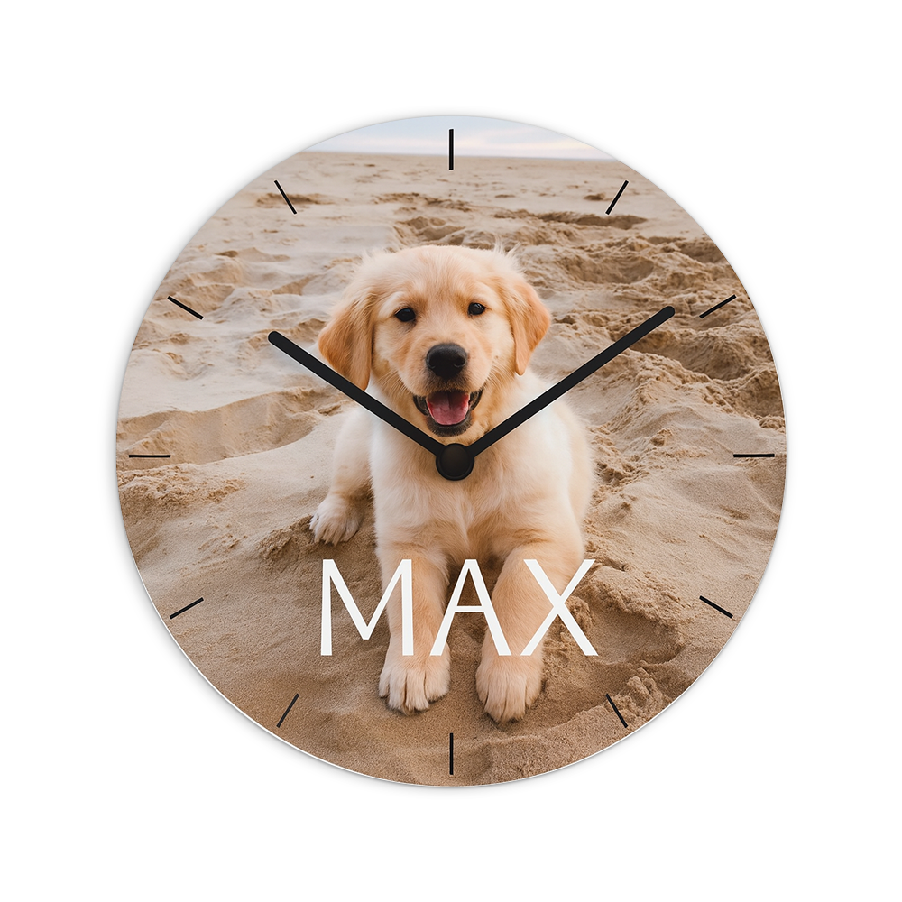 Horloge en carton photo