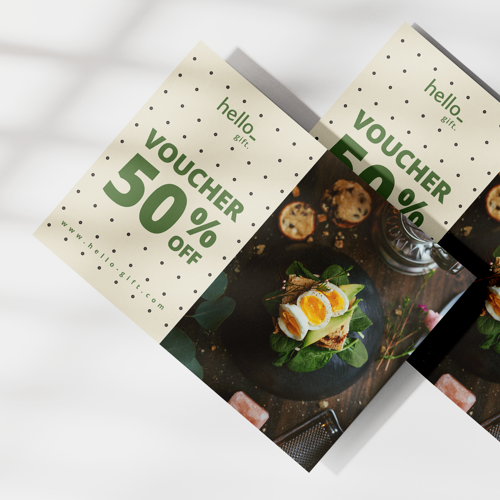 Eco Friendly Vouchers, Custom Printed Online Helloprint