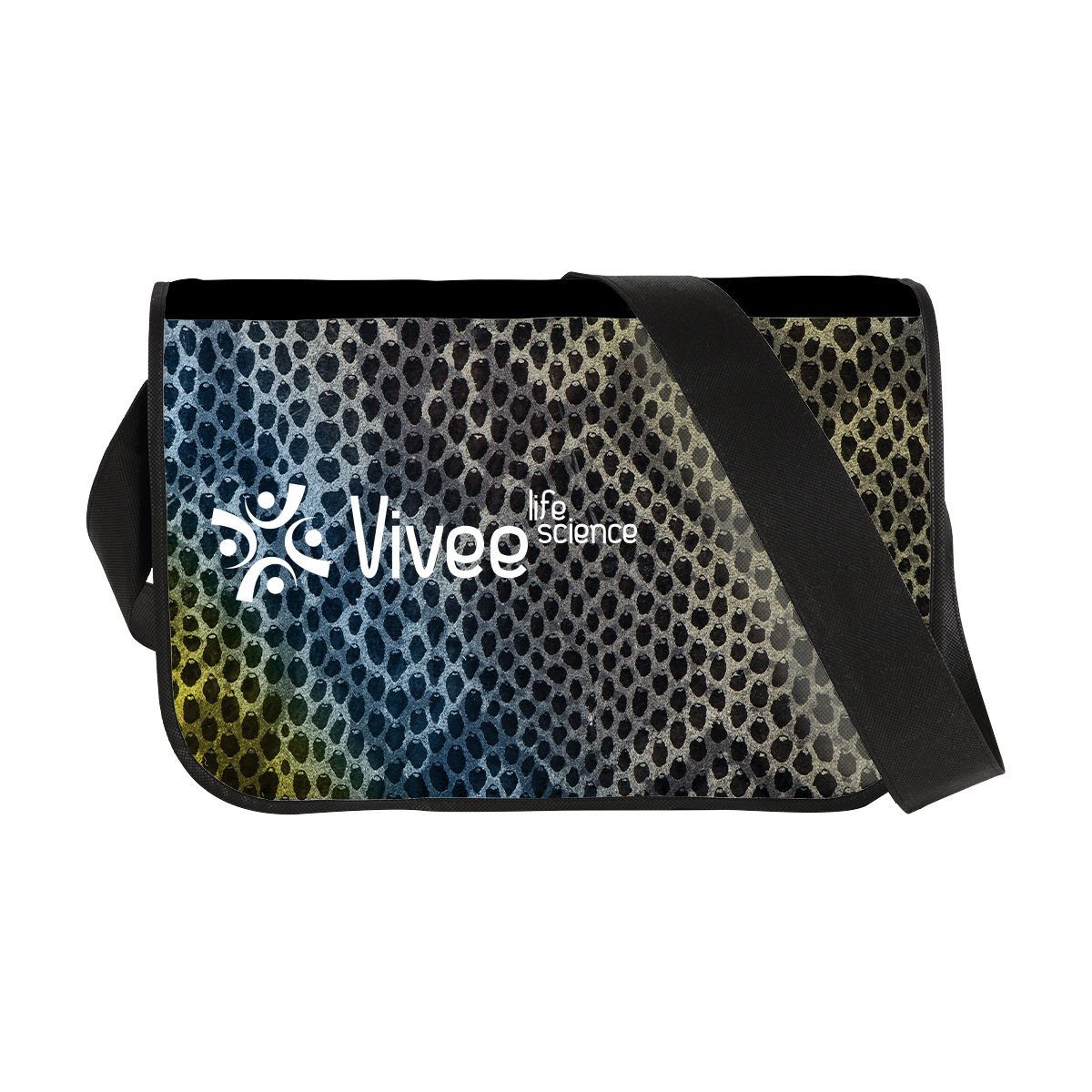 Cross body travel bag, ideal for laptop or notebooks. Personalise it at Helloprint with your own logo or design.