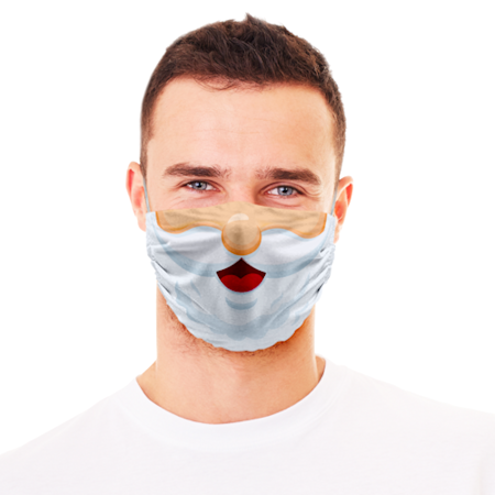 Masques De Protection Imprimes Motif Pere Noel Helloprint Masques De Protection Imprimes Motif Pere Noel Helloprint