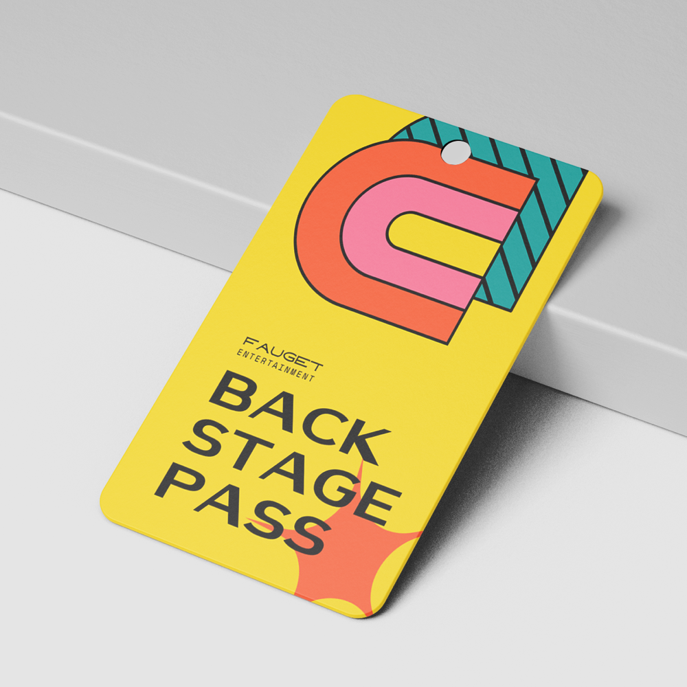 PVC pasjes met boorgat