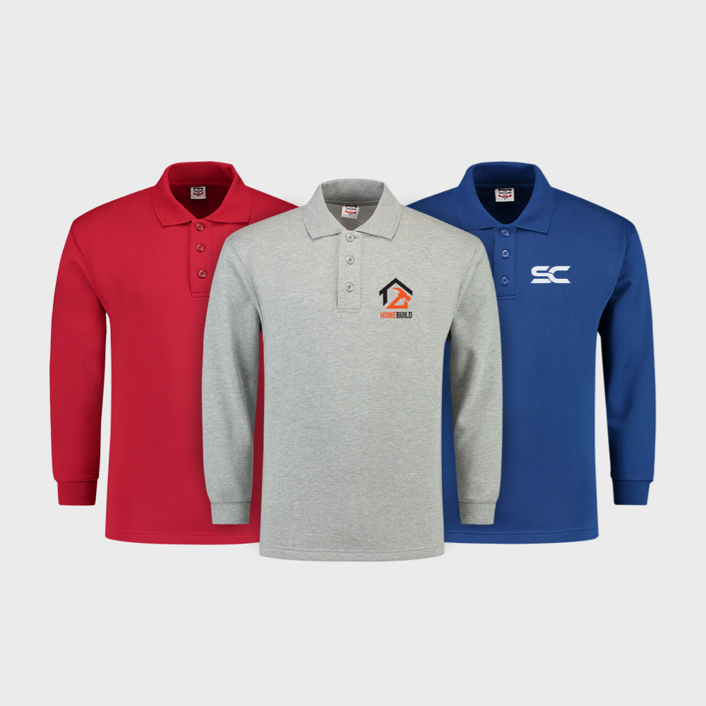 Felpa con colletto polo Tricorp