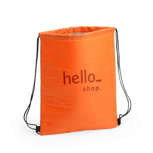 Drawstring cool bag