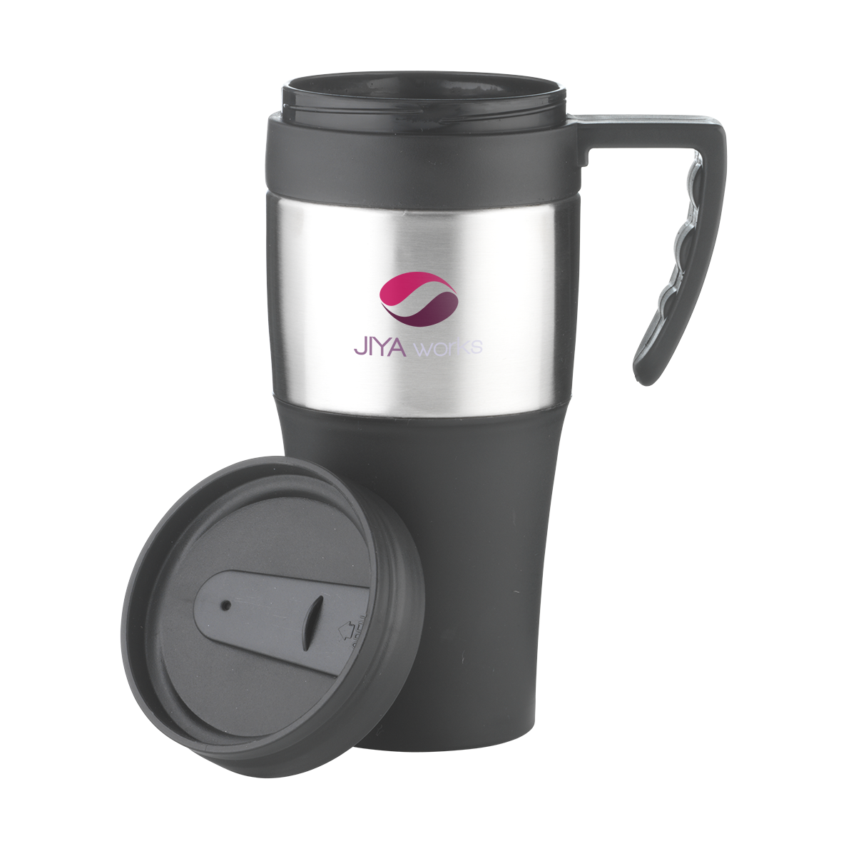 A product image of a thermos mug available to be printed with a personalised logo or image at Helloprint