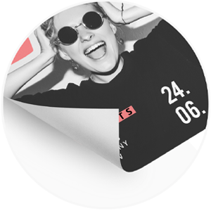 Standard affisch <br> Glansig, 135 g/m²