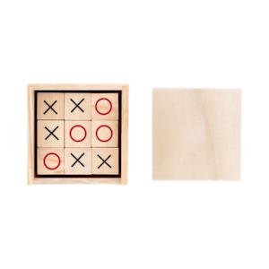 Houten tic tac toe