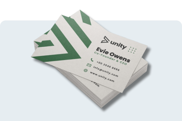 Milieuvriendelijke visitekaartjes