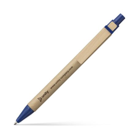 Image of an eco-friendly pen, great for promoting your brand in a sustainable way. 
