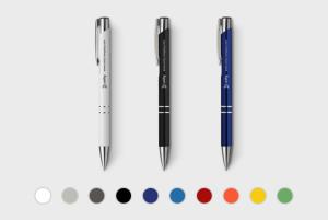 Premium pens engraved with your company logo - online at leafletsprinting.com