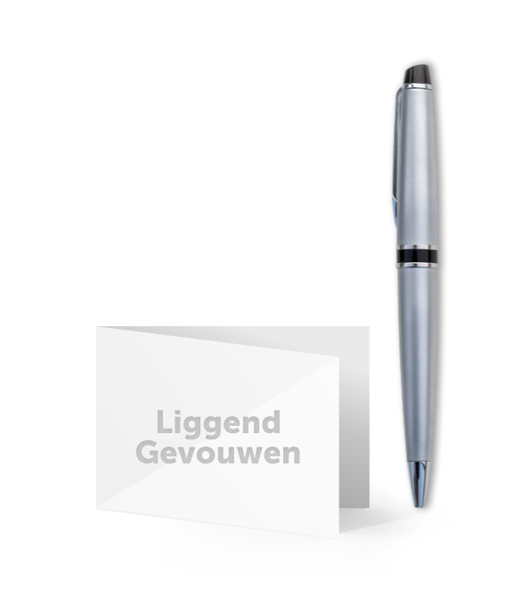 Liggend Gevouwen Visitekaartjes