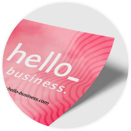 Custom Size rectangle Stickers from Helloprint