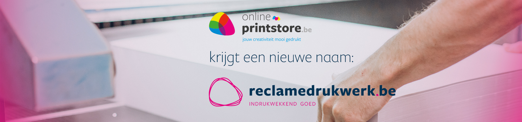 Nieuwe naam, sterk in drukwerk: reclamedrukwerk.be
